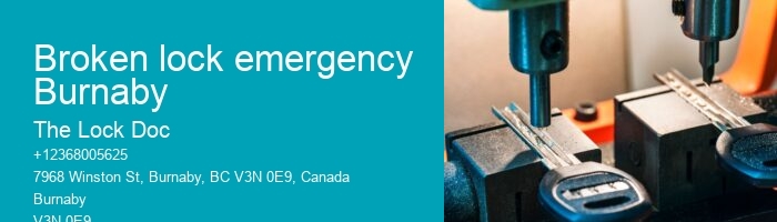 Broken lock emergency Burnaby