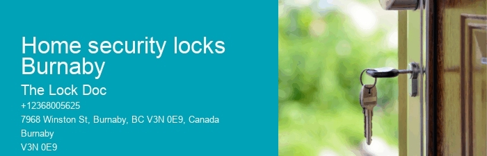Home security locks Burnaby