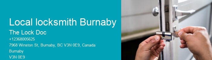 Local locksmith Burnaby