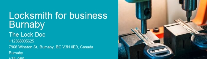 Locksmith for business Burnaby