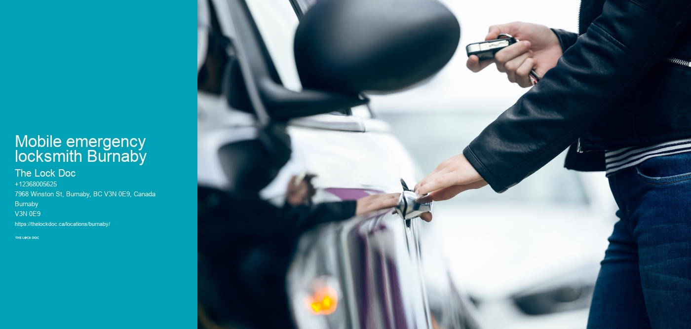 Mobile emergency locksmith Burnaby