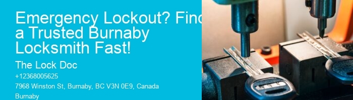 Emergency Lockout? Find a Trusted Burnaby Locksmith Fast!
